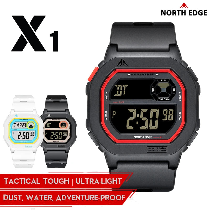 Reloj Digital Deportivo X1 Resistente al Agua 50M