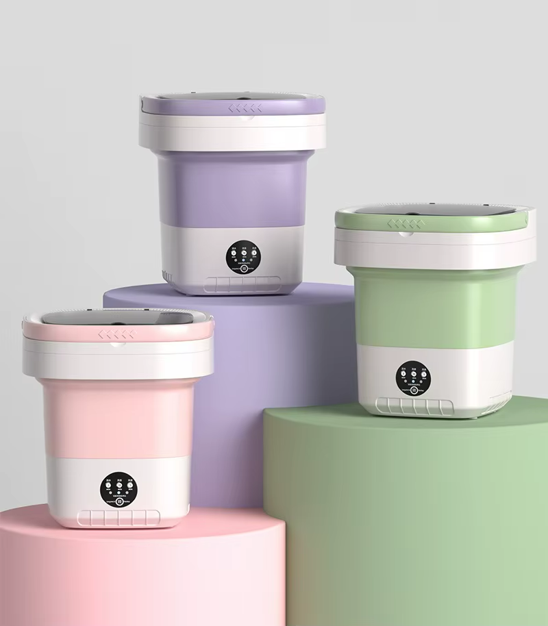 Mini lavadora plegable de 12L