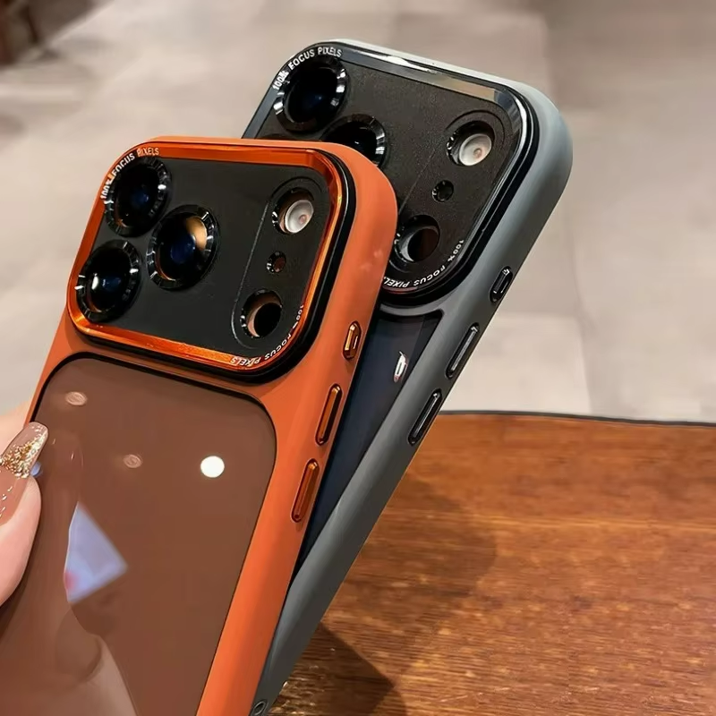 Funda de teléfono transparente de lujo para IPhone