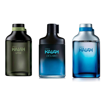 Kit de 3 Perfumes Kaiak, 100ml cada uno